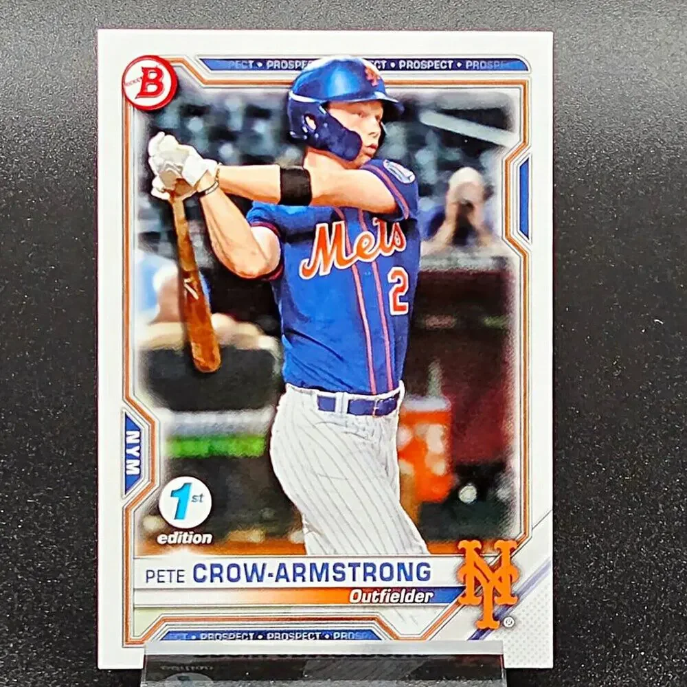 Pete Crow-Armstrong Bowman 1st Edition Prizm RC Chicago Cubs Star